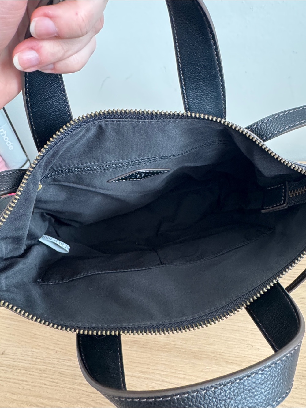 Fossil black leather backpack - Picture 6 of 6